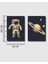 Uzay Temalı Poster Seti 6 Adet,çerçevesiz Astronot,roket,gezegen,çocuk Odası Duvar Dekoru 5