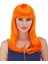 Turuncu Renk Uzun Düz Parti Peruğu (K95) 1