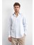 Çizgili Pamuklu Regular Fit Uzun Kollu Gömlek Erkek Gömlek B35W20011 122 1