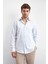 Çizgili Pamuklu Regular Fit Uzun Kollu Gömlek Erkek Gömlek B35W20011 122 2