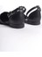 Monıca Tokalı Ortopedik Rahat Taban Taş Detaylı Kadın Babet Ayakkabı Cst - Siyah 5