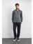Regular Fit Yarım Fermuarlı Dik Yaka Sweat Erkek Sweat B35W12021 105 6