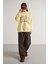 Kadın Sarı Nakışlı Şardonlu Oversize Sweatshirt 30080 5