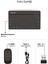Tablet ve Telefonlar Için Bluetooth - Wireless Klavye ve Mouse Set 5