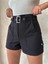 Mtxdpn Kemer Detaylı Gabardin Şort Siyah S25289 (Beden: Xl) 1