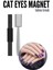 Cat Eyes Tırnak Mıknatısı – 3D Efektli Manyetik Takma Tırnak Sanatı Için Profesyonel Set 2