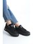Dına Bağcıklı Fermuarlı Ortopedik Taban Kadın Sneaker Spor Ayakkabı Cst - Siyah/altın 2