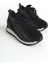 Alya Bağcıklı Ortopedik Taban Taşlı Kadın Sneaker Spor Ayakkabı Cbt - Siyah 4