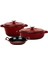 Döküm Bordo Serisi 5 Parça Set – Sıcak Lezzetler, Göz Alıcı Renk 1