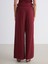 Beli Lastikli Geniş Paça Kadın Pantolon 4