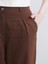 Keten Karışımlı Kadın Pileli Pantolon 3