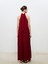Halter Yaka Saten Elbise 4