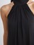 Halter Yaka Saten Elbise 3