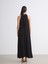 Halter Yaka Saten Elbise 5