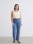 Büyük Beden Straight Fit Kadın Jean Pantolon 1