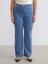 Büyük Beden Straight Fit Kadın Jean Pantolon 2