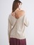 V Yaka Kadın Triko Hırka 3