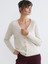 V Yaka Kadın Triko Hırka 1