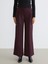 Loose Fit Geniş Paça Kadın Pileli Pantolon 2