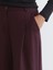 Loose Fit Geniş Paça Kadın Pileli Pantolon 3
