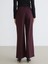 Loose Fit Geniş Paça Kadın Pileli Pantolon 4