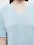 V Yaka Modal Karışımlı Kadın Tişört 3
