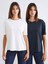 Bisiklet Yaka Modal Karışımlı Kadın Tişört 2'li 1