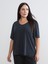 Büyük Beden V Yaka Kadın Tişört 2'li 1