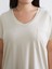Büyük Beden V Yaka Kadın Tişört 3