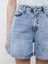 Loose Fit Kadın Jean Şort 3