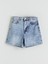 Loose Fit Kadın Jean Şort 5