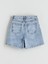 Loose Fit Kadın Jean Şort 6