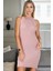 Z9012 Dewberry Bayan Elbise-Pembe 1