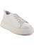 Beyaz Hakiki Deri Erkek Sneaker E01011032503 2