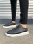 JY0535 Prime Bağcıklı Cilt Erkek Günlük Sneaker Ayakkabı Cbt - Siyah 2
