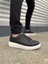 JY151 Boost Bağcıklı Cilt Erkek Günlük Sneaker Ayakkabı Cbt - Siyah 1