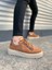 JY502 Bold Bağcıklı Süet Erkek Günlük Sneaker Ayakkabı Skt - Taba 1