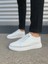 JY0535 Prime Bağcıklı Cilt Erkek Günlük Sneaker Ayakkabı Cbt - Beyaz 2