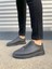 JY0535 Prime Bağcıklı Cilt Erkek Günlük Sneaker Ayakkabı Cst - Siyah 2
