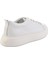Beyaz Hakiki Deri Erkek Sneaker E01011032503 3