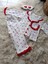 Kız Bebek Pamuklu Kalp Desenli Bandanalı Pijama Takımı 1