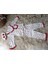 Kız Bebek Pamuklu Kalp Desenli Bandanalı Pijama Takımı 2
