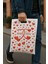 Güçlendirilmiş El Geçmeli Takviyeli Mağaza Poşeti Elit For You Kalp Baskı No 5 47X57,5 cm 50 Adet 2