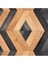 3 Boyutlu Ahşap Zigzag Desenli Silinebilir Tekstil Duvar Kağıdı 2