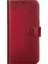 Apple iPhone 15 Pro Max Uyumlu Deri Cüzdanlı Kılıf Mwwn V4EF Kırmızı 4