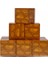 Megacraft 9 Parça Kahverengi Taş Blok 1