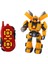 Mega Büyük Oyuncak Uzaktan Kumandalı Sünger Atan Işıklı Sesli Transformers Dev Robot Bumble 2