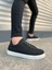 JY122 Mode Bağcıklı Süet Erkek Günlük Sneaker Ayakkabı Sbt - Siyah 1