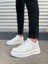 JY007 Alba Bağcıksız Cilt Erkek Günlük Sneaker Ayakkabı Cbt Beyaz 2