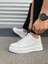 JY007 Alba Bağcıksız Cilt Erkek Günlük Sneaker Ayakkabı Cbt Beyaz 3